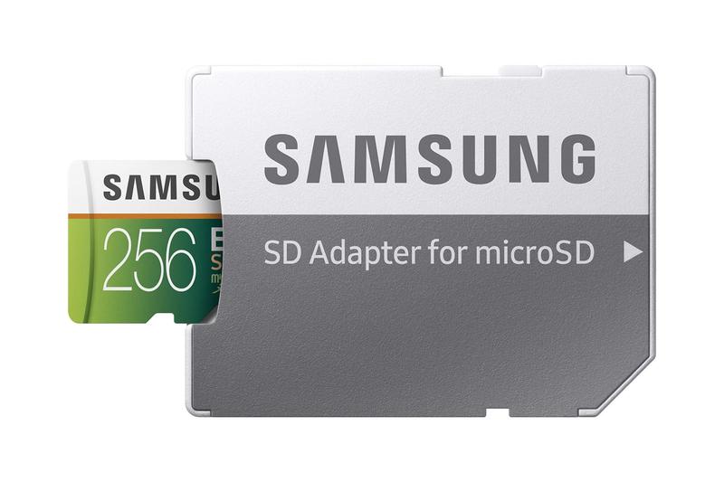 Imagem de Cartão de memória SAMSUNG EVO Select 256GB microSDXC com adaptador