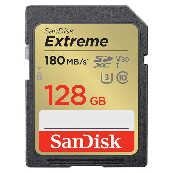 Imagem de Cartao de Memoria Sandisk Extreme 128GB / U3 / 180MBS - (SDSDXVA-128G-Gncin)