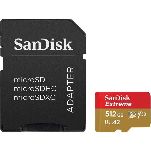 Imagem de Cartão De Memória Sandisk Extreme 512gb 190mbs Microsdxc