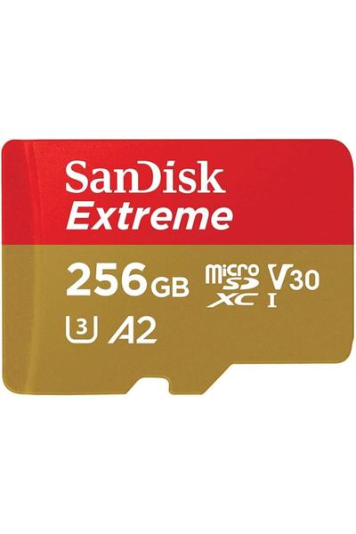 Imagem de Cartão de memória SanDisk Extreme microSDXC 256GB UHS-I C10 U3 V30