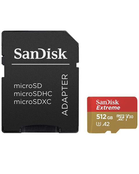 Imagem de Cartão de memória SanDisk Extreme microSDXC 512GB UHS-I V30 A2