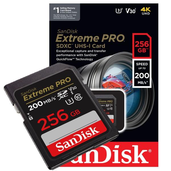 Imagem de Cartão De Memória Sandisk Extreme Pro 256gb 200mb/s 4k Uhd