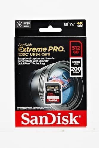 Imagem de Cartão de memória SanDisk Extreme PRO SDXC 512GB UHS-I C10 V30