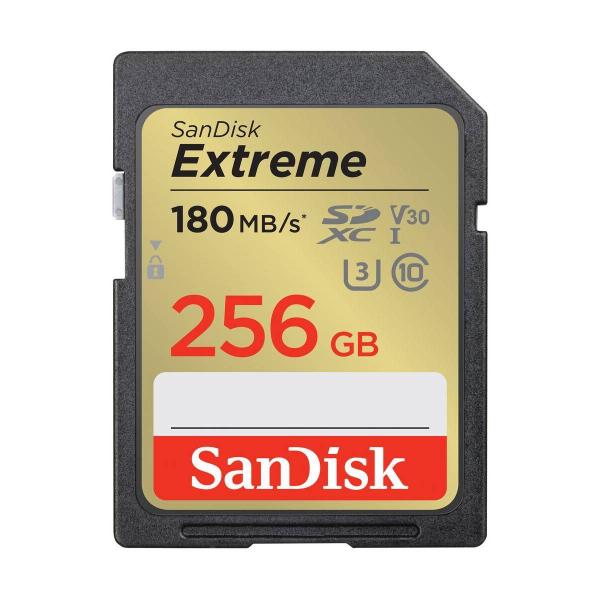 Imagem de Cartão De Memória Sandisk Extreme Sdhc 256gb 180mb/s 4k Uhd