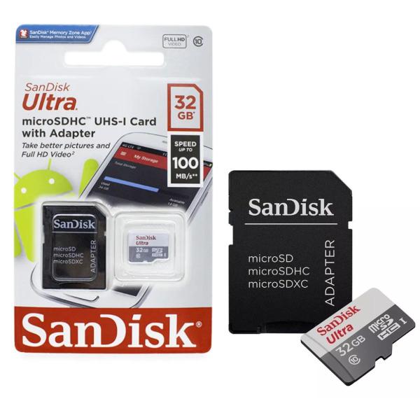 Imagem de Cartão De Memória Sandisk Ultra 32GB Micro SD Sdsquns-032g-gn3ma