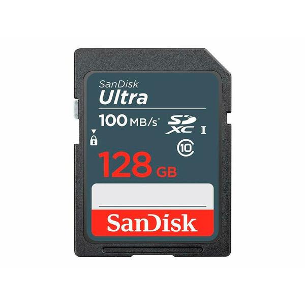 Imagem de Cartao de Memoria Sandisk Ultra SDXC 128 GB 100MB/s Classe 10 - SDSDUNR-128G-GN3IN