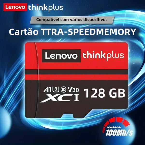 Imagem de Cartão de Memória SD Lenovo ThinkPlus - 32GB, 64GB, 128GB ou 256GB - Classe 10