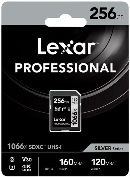 Imagem de Cartão de Memória SDXC Uhs-I 1066X Lexar Professional 256GB 160MBS