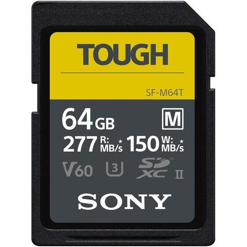 Imagem de Cartão de memória sony sd xc 64gb sf-m tough uhs-ii 277mb/s