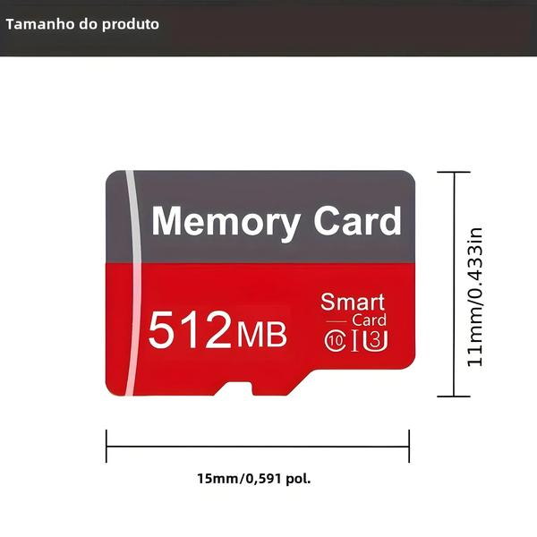 Imagem de Cartão de Memória TF 64M/128M/256M/512M - Para Câmera e Celular