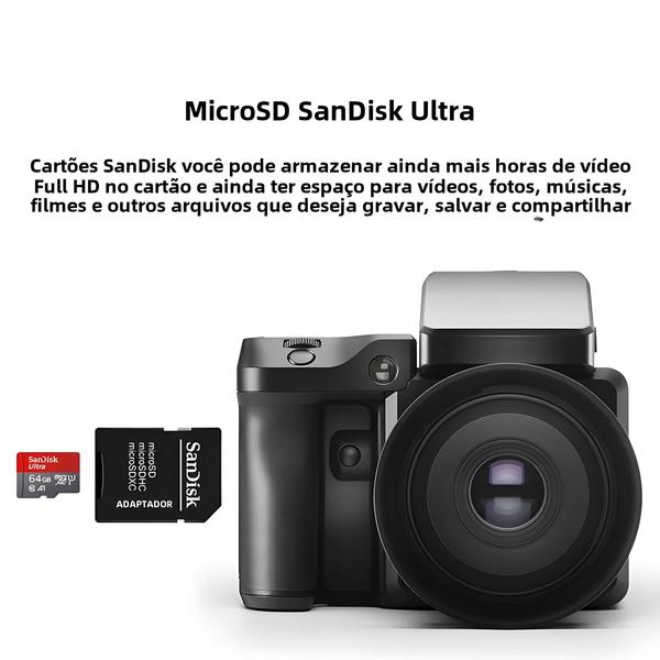 Imagem de Cartão De Memória Ultra Micro SD TF 128GB 32GB 64GB 256GB Cartão Flash MiniSD Para Leitor USB2.0