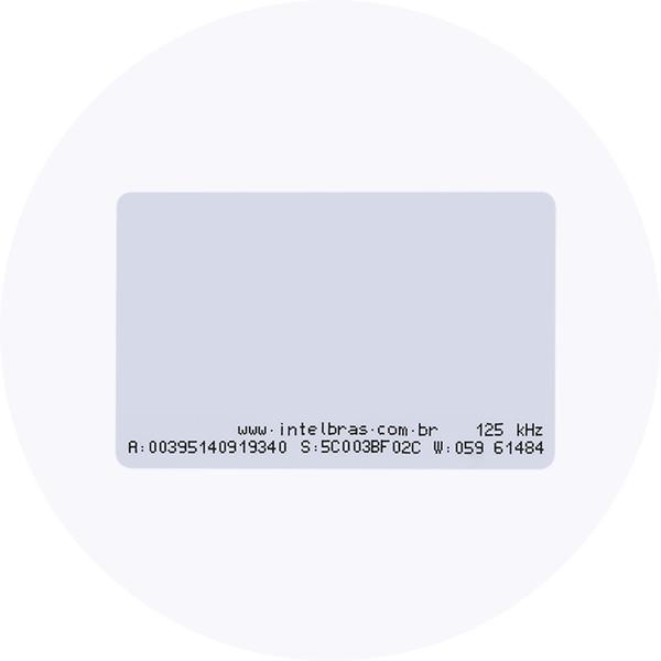 Cartão de Proximidade Intelbras TH 2000 MF RFID 13.56MHz Imagem de Cartão de Proximidade Intelbras TH 2000 MF RFID 13.56MHz
