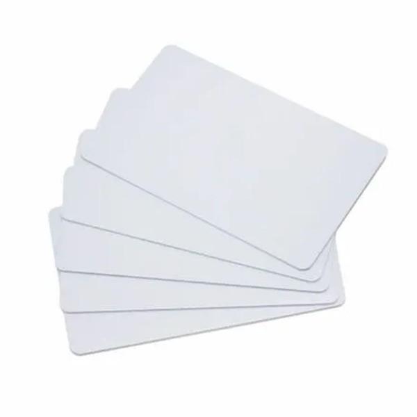 Imagem de Cartão De Pvc Branco Pra Crachá 54 X 86mm 0,76mm 100 Unidade