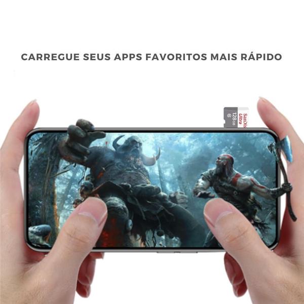 Imagem de Cartão Memória 128Gb Sandisk, Compatível Diversos