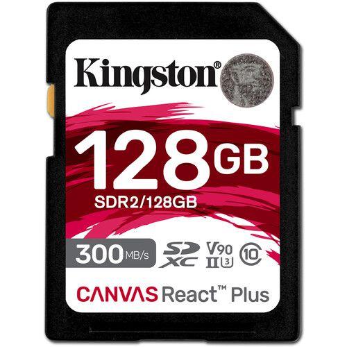 Imagem de Cartão memória kingston sd xc 128gb react plus uhs-ii 300mbs