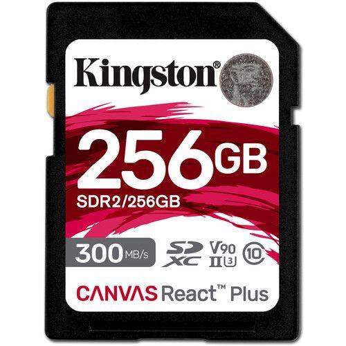 Imagem de Cartão memória kingston sd xc 256gb react plus 300mb/s v90