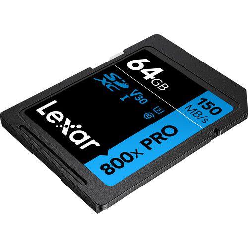 Imagem de Cartão memória lexar sd xc 64gb 150mb/s uhs-i v30 pro lsd0800p064g-bnnnu