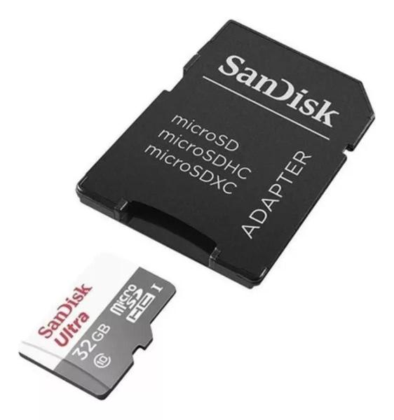 Imagem de Cartão Memória Micro Sd Sandisk 32gb Ultra Classe 10 SU01