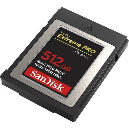 Imagem de Cartão memória sandisk cfexpress 512gb extreme pro type b