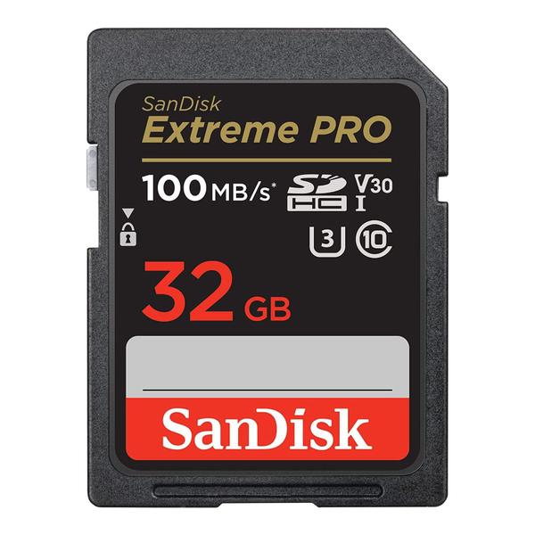 Imagem de Cartão Memória Sdhc Sandisk 32gb Extreme Pro V30 100mbs