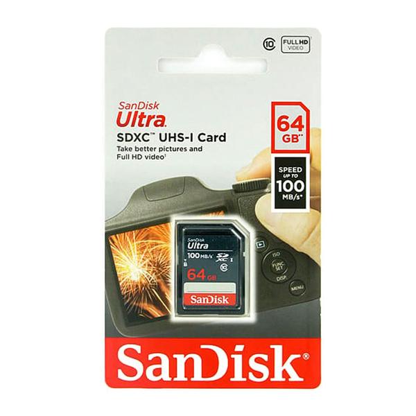 Imagem de Cartão Memória SDXC 64GB Ultra 100MBs Sandisk