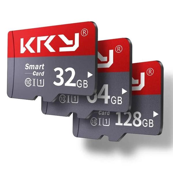 Imagem de Cartão Micro SD Classe 10 (128GB, 64GB, 32GB) - Cartão de Memória para Telefones