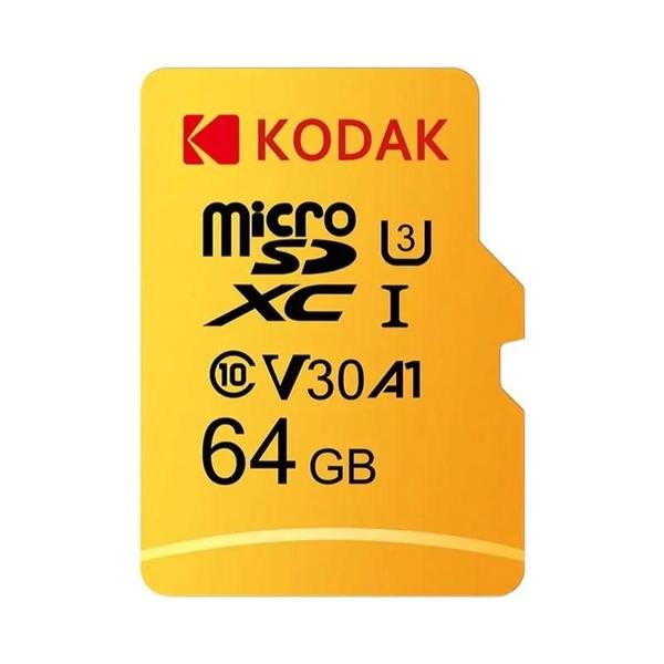 Imagem de Cartão Micro SD Kodak de Alta Velocidade (32GB, 64GB, 128GB, 256GB) - Classe 10