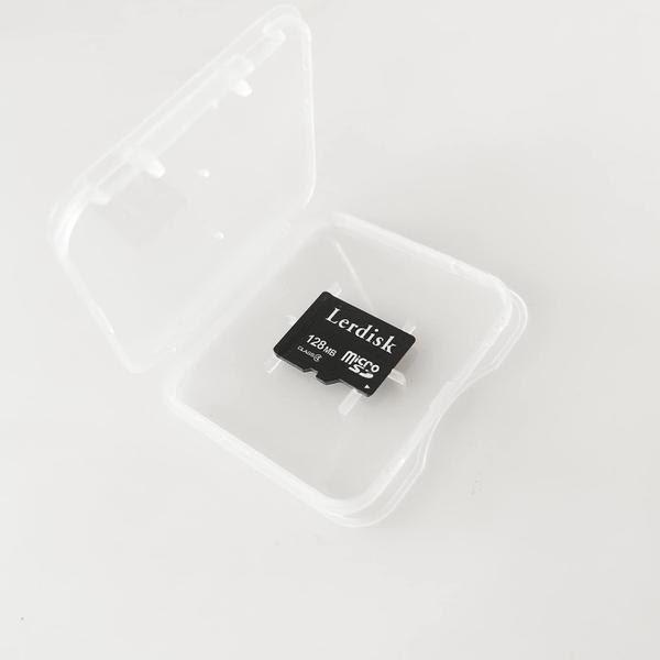 Imagem de Cartão Micro SD Lerdisk, pacote de 3 de 128 MB, apenas para arquivos pequenos