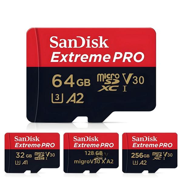 Imagem de Cartão Micro SD Sandisk Extreme Pro 64GB/128GB/256GB - UHS-I U3 V30