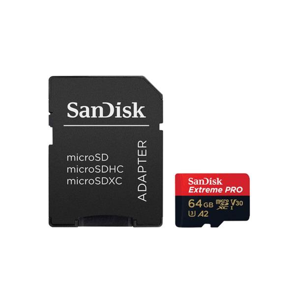 Imagem de Cartão Micro Sd SanDisk Extreme Pro 64GB 200 MB/s SDXC UHS-I 4k Original