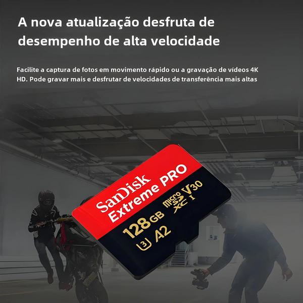 Imagem de Cartão Micro SD Sandisk Extreme Pro V30 - Alta Velocidade (32GB a 1TB) - UHS-I