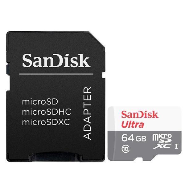 Imagem de Cartao Microsd 64GB Sandisk Ultra 100M QUNR-064G-G