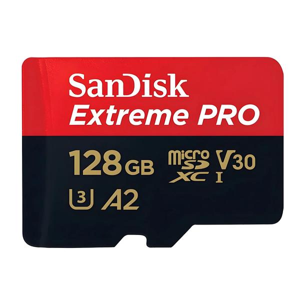 Imagem de Cartão MicroSD SanDisk Extreme PRO - 256GB, 128GB ou 64GB - UHS-I Class 10 U3 V30 A2