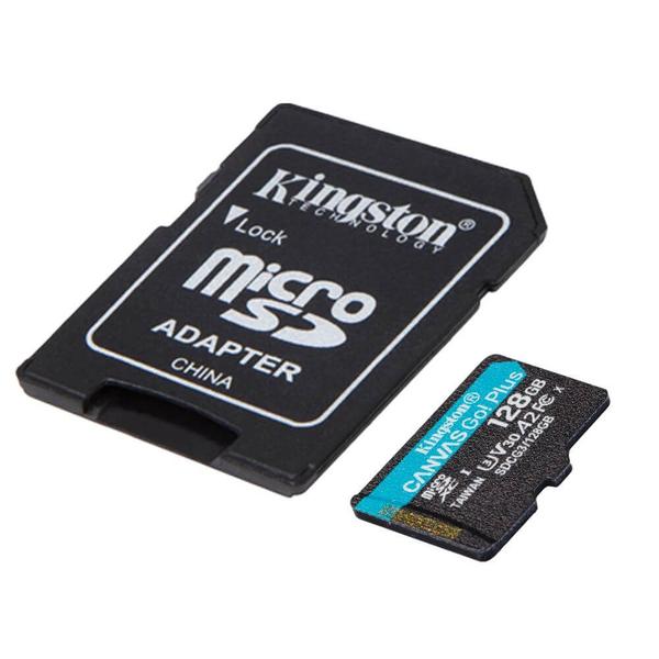 Imagem de Cartão MicroSDXC 128GB Kingston Canvas Go! Plus UHS-I U3 V30 A2 170mb/s