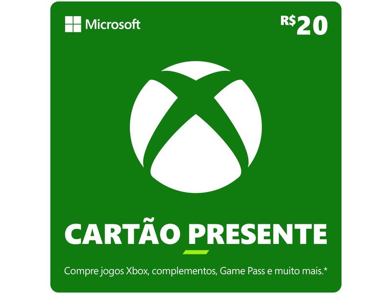 Imagem de Cartão Presente Digital Xbox R$ 20,00 Microsoft