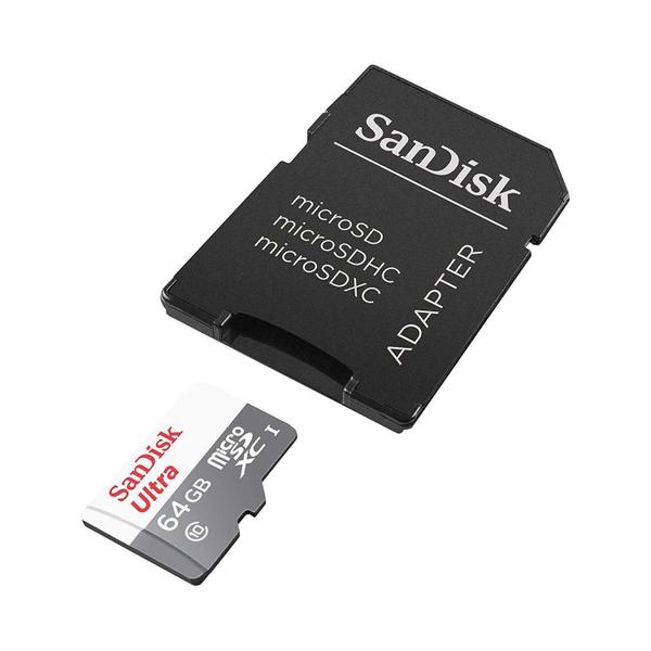 Imagem de Cartão SanDisk Ultra Micro SDXC UHS-I 64gb 80mb/s Classe 10