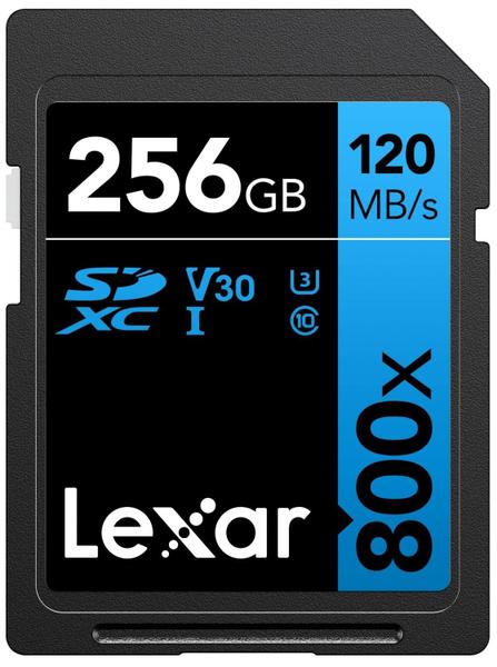 Imagem de Cartao SD 256GB Lexar High-Performance 800X 120MBS