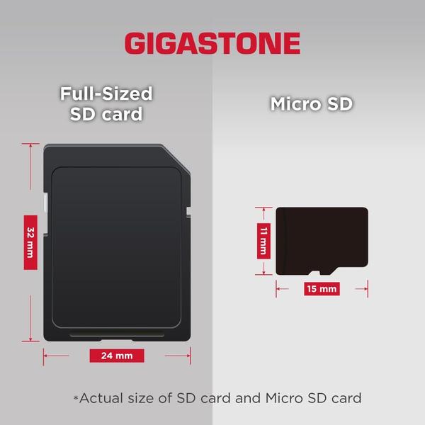 Imagem de Cartão SD Gigastone 128GB, pacote com 10 câmeras 4K Pro A1 V30 SDXC