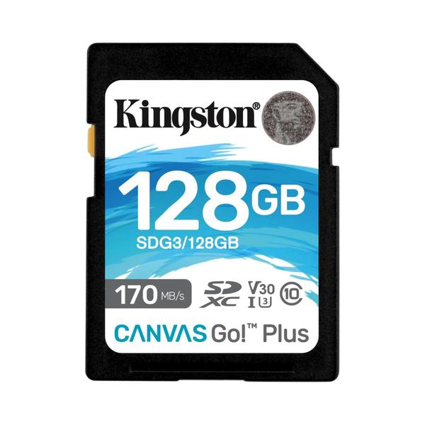 Imagem de Cartão SD Kingston de Alta Velocidade (64GB a 512GB) - U3, V30, C10 - Até 170MB/s