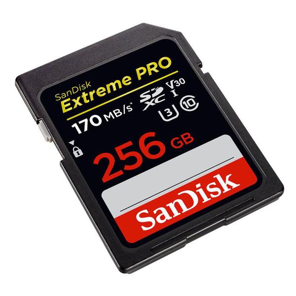 Imagem de Cartão Sd SanDisk Extreme Pro 256GB 170 MB/s SDXC UHS-I 4k Original CH