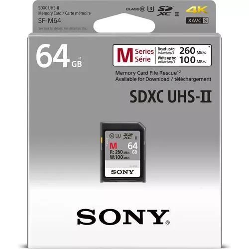 Imagem de Cartão Sdxc 64gb Sony Uhs-iiU3 SérieM De 260mb/s c10 Lacrado