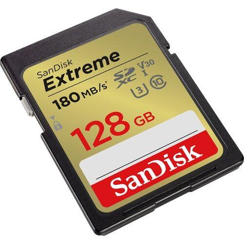 Imagem de Cartão SDXC SanDisk Extreme 128GB - 180MB/s