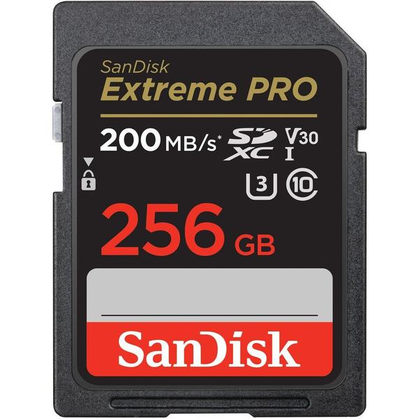 Imagem de Cartão SDXC SanDisk Extreme PRO 256GB - 200MB/s