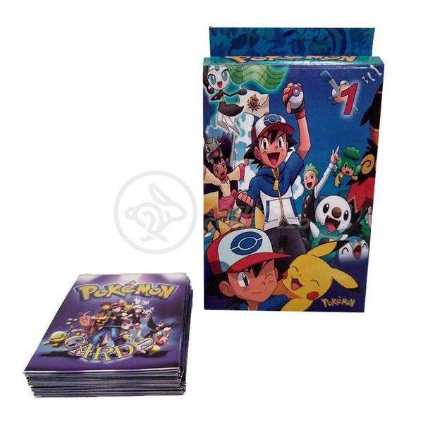 Imagem de Cartas Batalha Jogo Combate Rank Pokemon Go Moedas Cartas Infantil 50 Cards