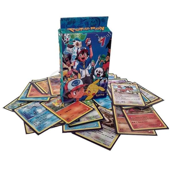 Imagem de Cartas Batalha Jogo Combate Rank Pokemon Go Moedas Cartas Infantil 50 Cards