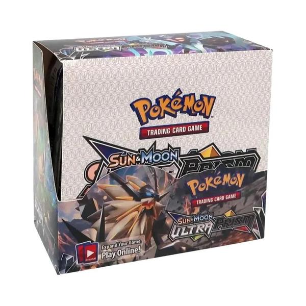 Imagem de Cartas Booster Pokémon TCG Sol & Lua Ultra Prisma - 36 Packs (324 Cartas)