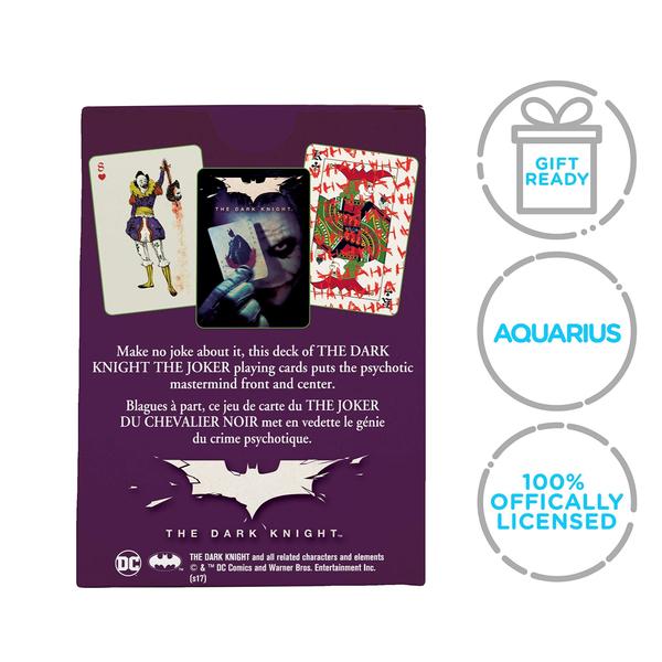 Imagem de Cartas de baralho AQUARIUS DC Comics Joker Dark Knight Themed