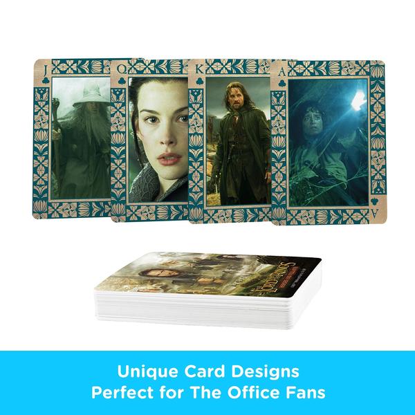 Imagem de Cartas de baralho AQUARIUS Lord of The Rings Heroes & Villains