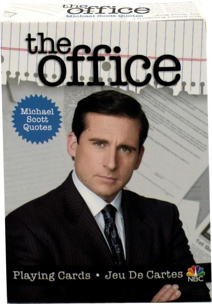 Imagem de Cartas de baralho AQUARIUS The Office Michael Quotes Deck