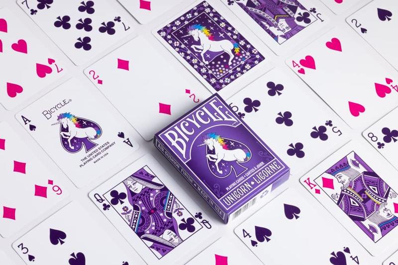 Imagem de Cartas de baralho Bicycle Unicorn Standard Index Poker 1 Deck